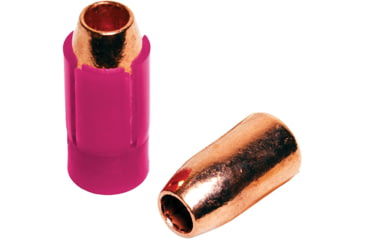Image of Knight Rifles Muzzleloading Red Hot Muzzleloader Bullets .52 cal 275 gr Maroon Sabot 18/pk, M900582