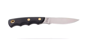 Image of Knives of Alaska Alpha Wolf Fixed Blade Knife, 3in, CPM MagnaCut Stainless Steel, Drop Point Blade, Santoprene, Black Handle, 00331FG