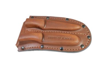 Image of Knives of Alaska Muskrat/Cub Bear D2 Steel Fixed Blade Knife Combo, 2.25in/2.75in, D2 Steel Blades, Black Suregrip Handle, 00095FG