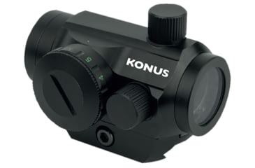 Image of Konus Sight-PRO Nuclear Red Dot Sight 1x22mm, 3 MOA Red Dot Reticle, w/ Dual Riser QR, Matte Black, 7215