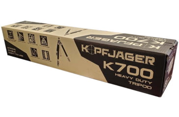 Image of Kopfjager K700 Tripod Without Head, Black, KJ85001