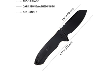 Image of Kubey Creon Button Lock Black KUB336F