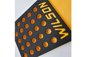 Image of L.E. Wilson Ammo Tray - 25 Holes, .378, Black/Yellow, W25-PBY38