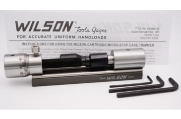 Image of L.E. Wilson SS CT 17-45 Trimmer w/ Micro Stop, Silver, CTSS-MIC