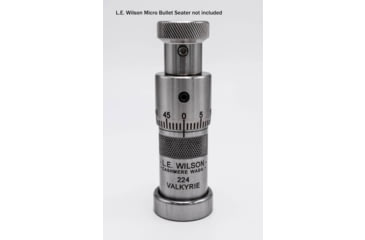 Image of L.E. Wilson Stainless Steel Bullet Seater Base, Silver, BSB-STA