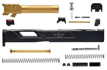 Image of L2D Combat Complete Tyton Upper Non-Threaded, Fits Glock 19 Gen 3, TIN LD-CU-T-193-F-BLK-TIN