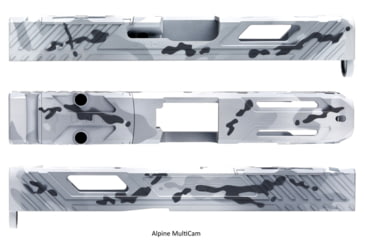 Image of L2D Combat Tyton Slide RMR Ready, Fits Glock 17 Gen 3, Alpine Multicam Cerakote, LD-S-T-173-ALM
