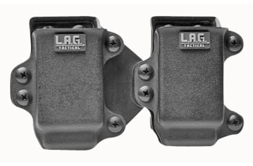 Image of Lag Tactical 34007 M.C.S. Double Mag Case Glock 9/40 Full Size Black