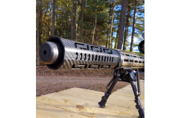 Image of Lancer Systems LCH5 Carbon Fiber Suppressor Cover, 7.75 in, Standard Slots, LCH5MSCSLT