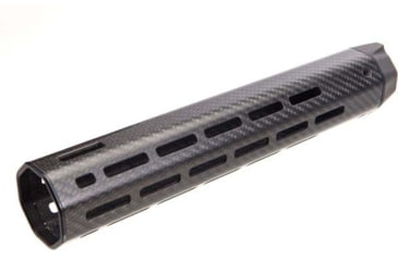 Image of Lancer Systems LCH7 Octagon Carbon Fiber Handguard, 7.62mm, 7.2 in, Carbine Length, Standard, 18 TPI, Black, LCH7-06-ML-ST-18