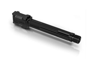 Image of Lantac 9Ine G17 Fluted Threaded Black Bbl, 01-GB-G17-TH-BLK