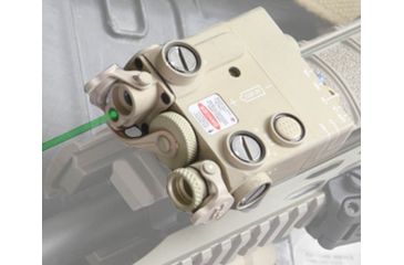 Image of Steiner Laser Devices DBAL-A2H Laser Sight w/ Visible Green Pointer 5mW, Infrared Pointer 50mW and Infrared Pointer/Illuminator 200mW, Desert Sand