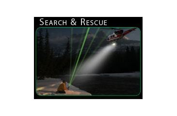 Image of Laser Genetics Laser Designator ND-3 Search &amp; Rescue In Use Example