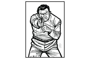 Image of Law Enforcement Targets ICE QT Target 2009 Version, Pack of 100, 23x35, ICE-QT 2009