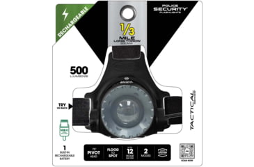 Image of Lb Marketing 97745 Long Throw Headlamp Black Aluminum LED 470 Lumens 500 Meters