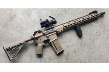 Image of Lead &amp; Steel L&amp;S Back Up Sights - Impact Resistant Polymer, 1913 Flip Up, Black, LBUS