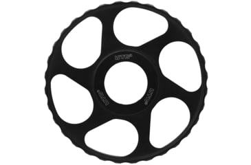 Image of UTG Pro Leapers 100mm Side Wheel for Bubble Leveler Scope, SCP-SW100BL, Black, SCP-SW100BL