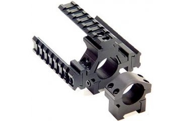 Image of Leapers Deluxe Weaver Rings with Picatinny Tri-Rails - Low Profile RG178-25WL