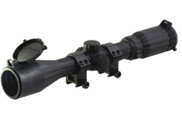Image of Leapers Golden Image 3-9x40 Mil-Dot Red/Green Illuminated Scope, Matte Black
