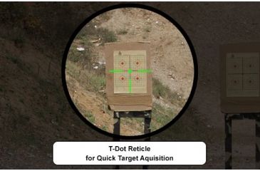 Image of Leapers UTG ITA Red/Green T-Dot with QD Mount, Riser Adaptor, Black, 4.2in SCP-DS3840TDQ