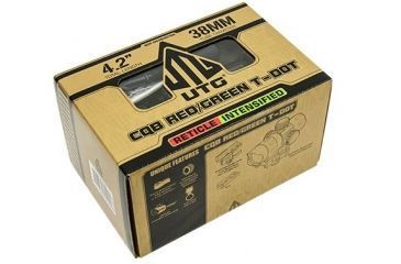 Image of Leapers UTG ITA Red/Green T-Dot with QD Mount, Riser Adaptor, Black, 4.2in SCP-DS3840TDQ