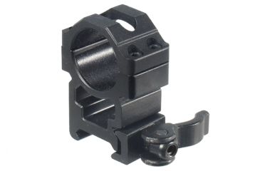 Image of UTG Pro MAX STRENGTH 1in High Profile QD Scope Rings Pair, 22mm Width, Black, RQ2W1204