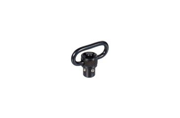 Image of UTG Pro Standard Push Button QD Sling Swivel, 1in Loop, Black, TL-QDSW08A