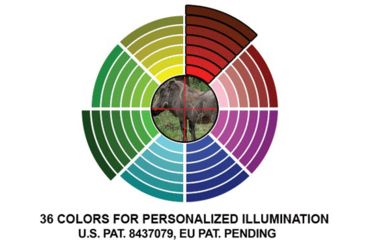 Image of Leapers UTG 1 inch True Hunter 4-16X40 Scope, AO, 36-color Mil-dot, Black, SCP-U4164AOIEN