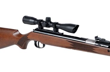 Image of Leapers UTG 1in. 4X32 Full Size Mil-dot Scope with Airgun/.22 Rings SCP-U432FD