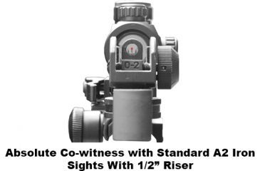 Image of Leapers UTG 2.6in ITA Red/Green Micro Dot Sight with Integral QD Picatinny Mount, SCP-DS3026W