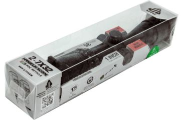 Image of Leapers UTG 2-7x32 1in Handgun Scope, up to 25in Eye Relief, PDC Reticle, SCP-27PRGW