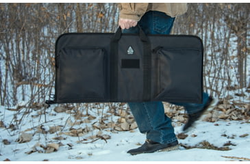 Image of UTG Pro 28in KIS Keep-It-Simple Gun Case, 600D Polyester, Black, PVC-KIS28B