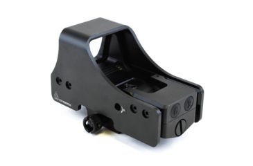 Image of Leapers UTG 3.9in Red/Green Reflex Sight, 4MOA Dot in 58 MOA Circle Reticle, Black, SCP-RDM39CDQ