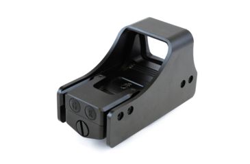 Image of Leapers UTG 3.9in Red/Green Reflex Sight, 4MOA Dot in 58 MOA Circle Reticle, Black, SCP-RDM39CDQ