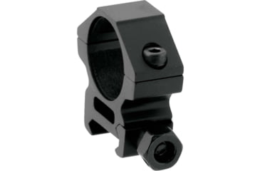 Image of Leapers UTG ACCUSHOT 1in/2PCs Low Profile Picatinny/Weaver Rings, Black, RGWM-25L2