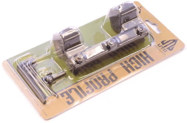 Image of Leapers UTG ACCUSHOT 1in High Profile Airgun Integral Mount, Black, RGPM2PA-25H4