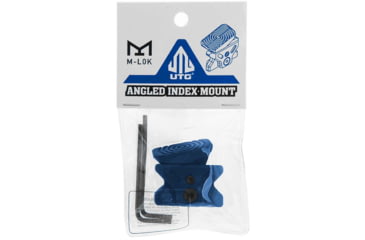 Image of Leapers UTG Angled Index Mount, M-LOK, Matte Blue, TL-TRM01B
