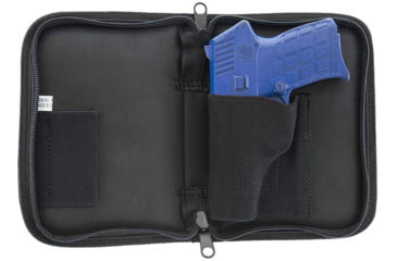 Image of Leapers UTG Discreet Handgun Case for Sub-compact Pistol and Revolver, Black, PVC-PC380