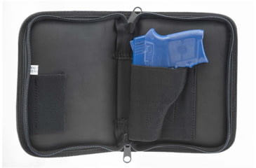 Image of Leapers UTG Discreet Handgun Case for Sub-compact Pistol and Revolver, Black, PVC-PC380