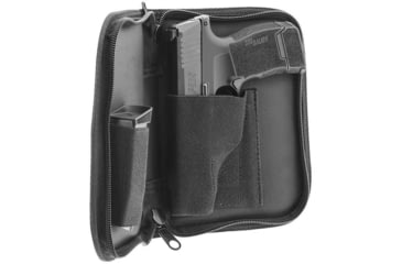 Image of Leapers UTG Discreet Handgun Case for Sub-compact Pistol and Revolver, Black, PVC-PC380