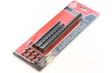 Image of Leapers UTG G36 Picatinny Rail Set, 1 Long/2 Short Rails, Black, MNT-P503