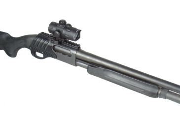 Image of Leapers UTG ITA Red/Green T-Dot with QD Mount, Riser Adaptor, Black, 4.2in SCP-DS3840TDQ