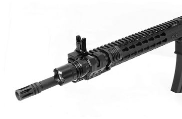 Image of Leapers UTG Keymod Offset Flashlight Ring Mount, Matte Black RG-FL27KC