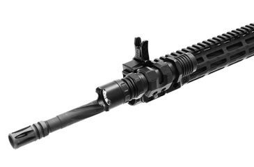 Image of Leapers UTG M-LOK Offset Flashlight Ring Mount, Matte Black RG-FL27MC