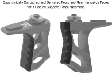 Image of Leapers UTG M-LOK Ultra Slim Handstop, Matte Black, TL-HSM01