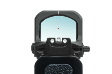 Image of Leapers UTG OP3 Micro SLS, Red Dot, 4 MOA Dot, Anodized Finish, Black, RMR Footprint, Side Loading Battery