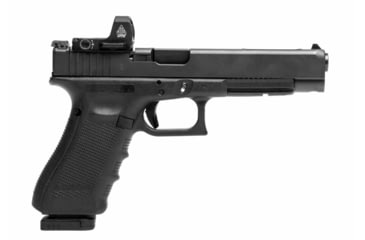 Image of Leapers UTG OP3 Micro SLS, Red Dot, 4 MOA Dot, Anodized Finish, Black, RMR Footprint, Side Loading Battery