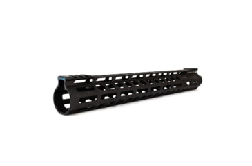 Image of Leapers UTG PRO AR-15 Ultra Slim Free Float M-LOK Handguard, 15 inch, 6061-T6 Aircraft Grade Aluminum, Steel Barrel Nut, Black, MTU019SSM3