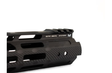 Image of Leapers UTG PRO AR-15 Ultra Slim Free Float M-LOK Handguard, 15 inch, 6061-T6 Aircraft Grade Aluminum, Steel Barrel Nut, Black, MTU019SSM3