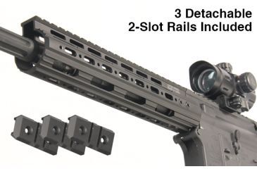 Image of Leapers UTG PRO AR15 Mid Length 9&quot; Super Slim Free Float Handguard MTU004SS